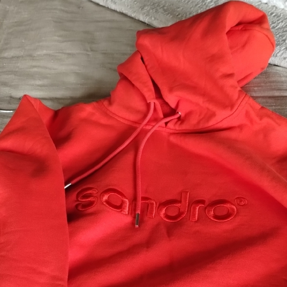 Sandro Bold Orange Hoodie - Picture 11 of 16